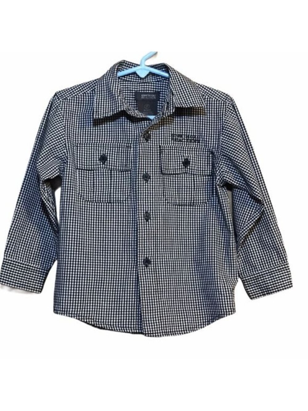 Kenneth Cole Reaction Toddler Boys Checked Shirt 3T Casual Classic Versatile - Picture 7 of 7